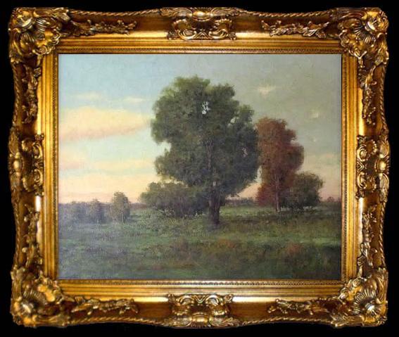 framed  Charles S. Dorion summers day landscape, ta009-2